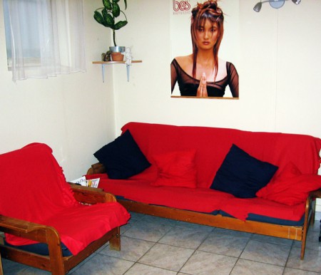 Kényelmes kanapé vendégeinknek :)